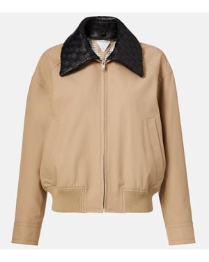 Bottega Veneta Veste En Coton Intrecciato - Neutre