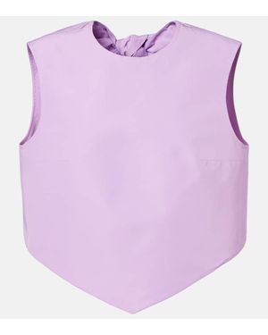 Patou Slees Faille Top - Purple