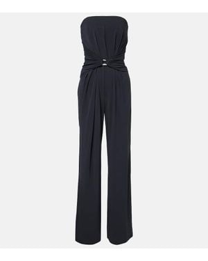 Max Mara Fiero Draped Jumpsuit - Blue
