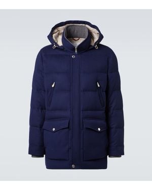 Brunello Cucinelli Quilted Jacket - Blue