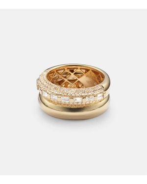 SHAY Ring Orbit Aus 18Kt Gelbgold Mit Diamanten - Mettallic
