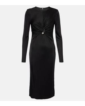Versace Abito Midi Safety Pin - Nero