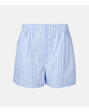 Prada Shorts Aus Baumwolle - Blau