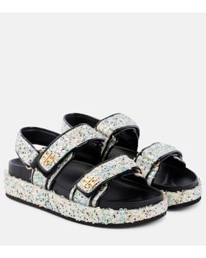 Tory Burch Sandali Kira Con Pelle - Nero
