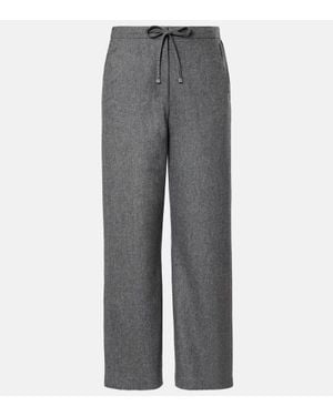 Max Mara Pantaloni Regular Floria - Grigio