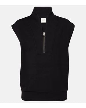 Varley Loretta Half-Zip Jersey Vest - Black