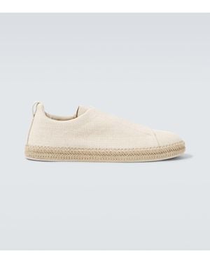 ZEGNA Espadrilles Triple Stitch - Weiß