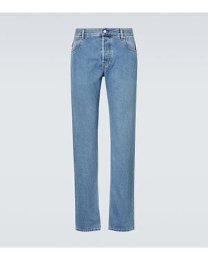 Gucci Mid-Rise Straight Jeans - Blue