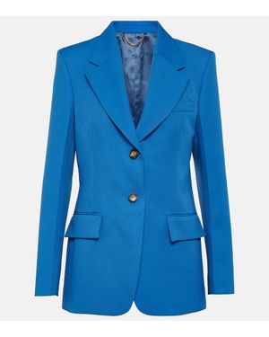 Victoria Beckham Single-Breasted Blazer - Blue