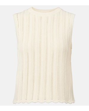 Altuzarra Top Zabou Aus Pointelle-Strick - Natur