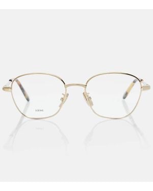 Loewe Eckige Brille Slim - Mettallic