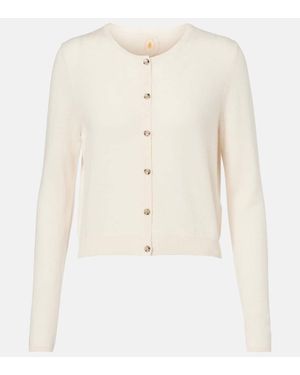 Jardin Des Orangers Wool And Cashmere Cardigan - Natural