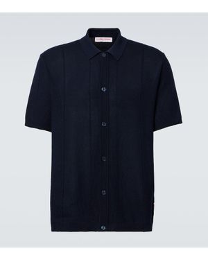 Orlebar Brown Polohemd Tiernan Aus Baumwolle - Blau