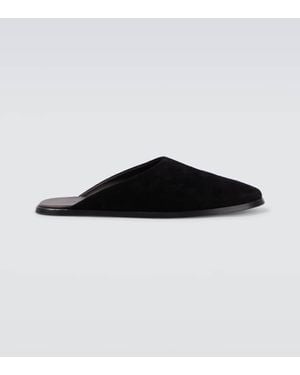Fear Of God Suede Mules - Black