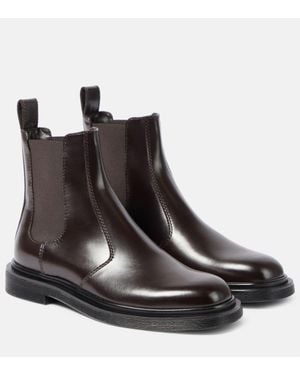The Row Chelsea Boots Elastic Ranger Aus Leder - Braun