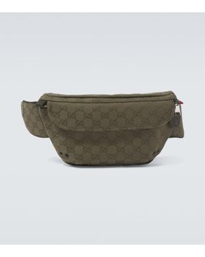 Gucci Guerteltasche Gg Large Aus Canvas - Grün
