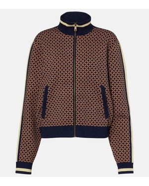 The Upside Crossroad Cotton-Blend Bomber Jacket - Brown