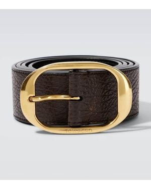 Tom Ford Guertel Aus Leder - Mettallic
