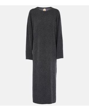 Jardin Des Orangers Wool And Cashmere Jumper Dress - Grey