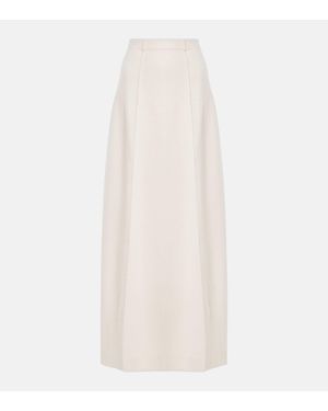 Lisa Yang Ameline Cashmere Maxi Skirt - White