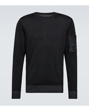 C.P. Company Pullover Aus Wolle - Schwarz