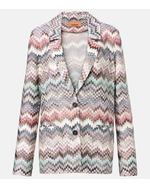 Missoni Zigzag Single-Breasted Blazer - Multicolor