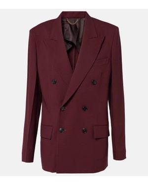 Victoria Beckham Oversized Double-Breasted Blazer - Red