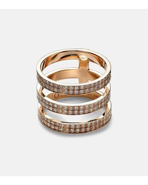 Repossi Berbere 18Kt Rose Ring With Diamonds - White