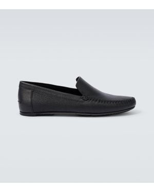 Manolo Blahnik Loafers Aus Leder - Schwarz