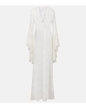 Alexandra Miro Kara Lace Beach Dress - White