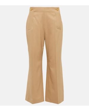 Chloé Culottes Flared A Vita Alta - Neutro