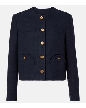 Blazé Milano Jacke Shamo Aus Tweed - Blau
