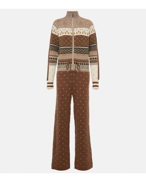 Bogner Jumpsuit Agnetha Aus Einem Wollgemisch - Braun