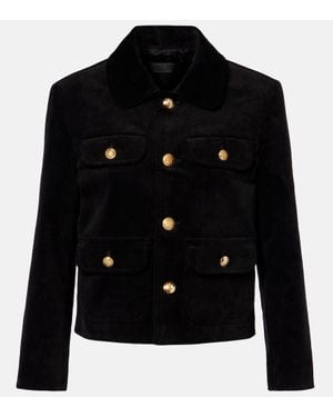 Nili Lotan Cropped-Jacke Chamonix Aus Einem Baumwollgemisch - Schwarz
