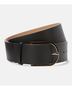 Loro Piana Leather Belt - Black