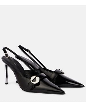 Coperni Slingback-Pumps Aus Leder - Schwarz