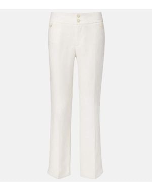 Etro Hose Aus Leinen - Weiß