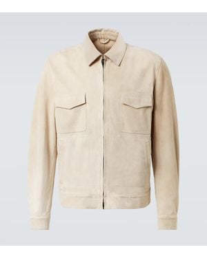 Thom Sweeney Chaqueta De Ante - Neutro