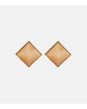 Saint Laurent Orecchini Pyramid - Rosa