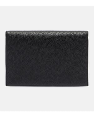 The Row Etui Aus Leder - Schwarz