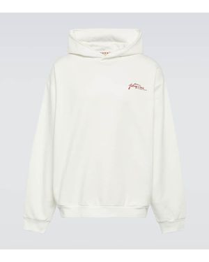 Marni Hoodie Aus Baumwoll-Jersey - Weiß