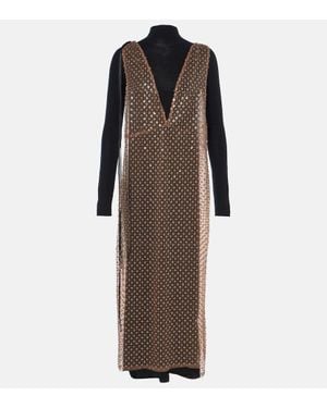 Dorothee Schumacher Abito Midi Pure Glam - Marrone