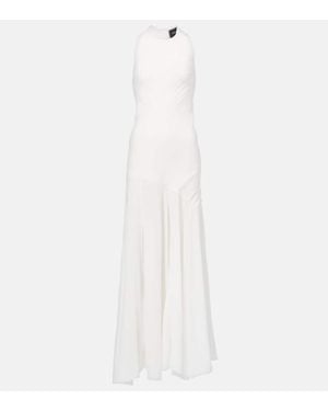 Simone Rocha Bow-Detail Open-Back Gown - White