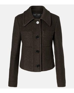 Proenza Schouler Jacke Kinsley Aus Boucle - Schwarz