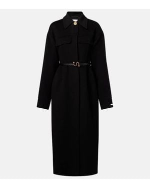 Sportmax Mantel Olio Aus Schurwolle - Schwarz