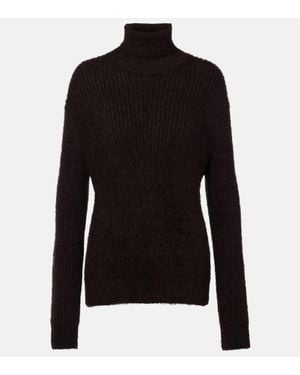 Loro Piana Rollkragenpullover Aus Wolle - Schwarz