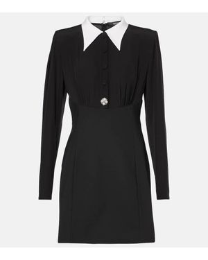 Versace Black Seidenkleid - Schwarz
