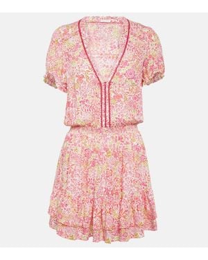 Poupette Bedrucktes Minikleid Bibi - Pink