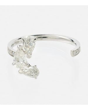 Repossi Serti Sur Vide 18Kt Ring With Diamonds - Metallic