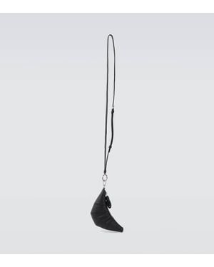Lemaire Croissant Leather Coin Purse - White
